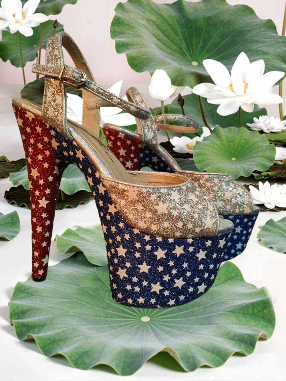 ELLIE Patriotic Star Sandal 709